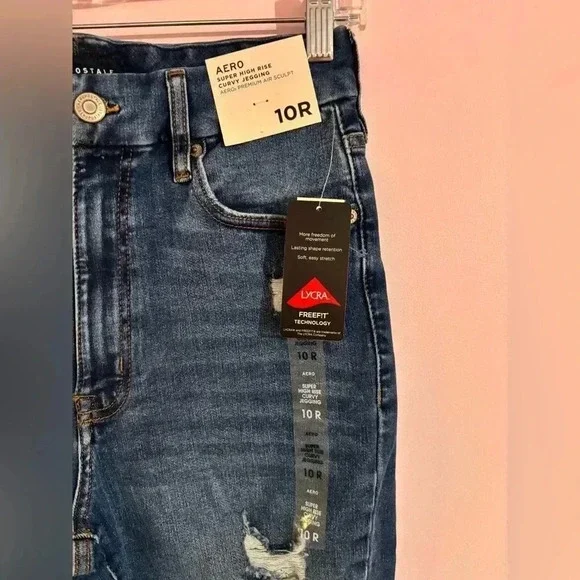 NWT Aeropostale Size 10R Super High Rise Curvy Jegging - Picture 4 of 6